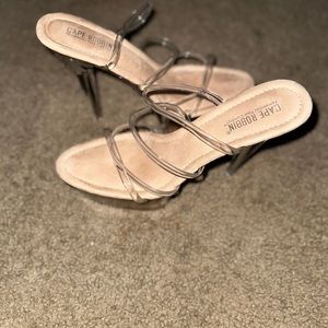 Sexy cape Robbin high heels